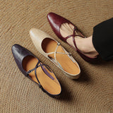 Eclarine™ Cross Strap Wedge Shoes