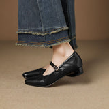 Sennia™ Square Toe Mary Jane Pumps