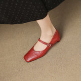 Sennia™ Square Toe Mary Jane Pumps