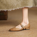 Maevine™ Square Toe Low Heel Pumps