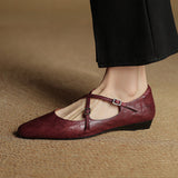 Eclarine™ Cross Strap Wedge Shoes