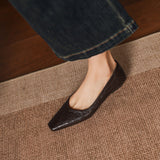 Milvane™ Square Toe Flat Shoes