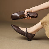 Sennia™ Square Toe Mary Jane Pumps