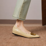 Orlane™ Pointed Flat with Gold Hardware
