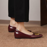 Orlane™ Pointed Flat with Gold Hardware