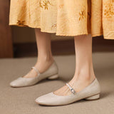 Solenne™ Strap Flat Shoes