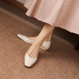 Milvane™ Square Toe Flat Shoes