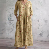 Erica Floral Summer Dress Yellow