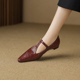 Tirelle™ T-Strap Flat Shoes