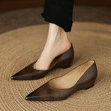 Avienne™ Pointed-Toe Wedge Pumps
