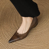 Avienne™ Pointed-Toe Wedge Pumps