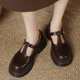 Farisse T-bar Mary janes