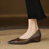 Avienne™ Pointed-Toe Wedge Pumps