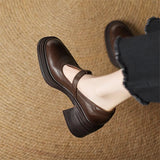 Elvana Chunky Pumps mary janes
