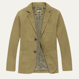 The Reykjavik Men’s Cotton Blazer Style Windbreaker with Pockets