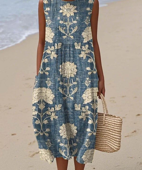 Belle Boho Midi Dress