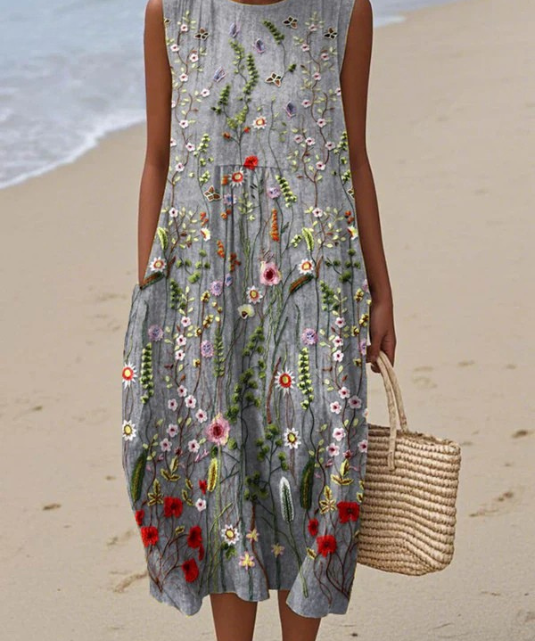 Cara Wildflower Midi Dress