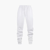 Men's Jogging Pants with Elastic Waistband and Cuffs at Hem