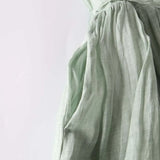 Arya - Womens Art Retro Round Neck Lace Up Waist Dress