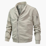 Women's Bomber Jacket - Stand-Up Collar