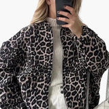 Women’s Bomber Jacket with Front Zip - Ribbed Hem and Side Pockets