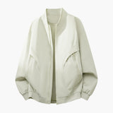 Women’s Bomber Jacket with Zip Pockets