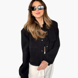 Women’s Bomber Jacket with Zip
