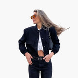 Women’s Bomber Jacket with Zip