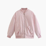 Women’s Bomber Jacket with Zipper