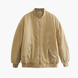 Women’s Bomber Jacket with Zipper