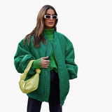 Women’s Bomber Jacket with Zipper