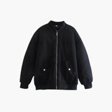 Women’s Bomber Jacket with Zipper
