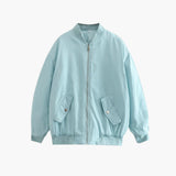 Women’s Bomber Jacket with Zipper