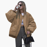 Women’s Bomber Jacket with Zipper