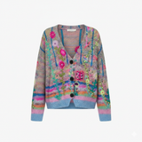 Women’s Cardigan with Patterned Knit
