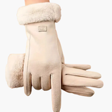 Women’s Gloves with Lined Interior and Folded Cuffs