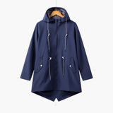 Women’s Hooded Coat with Front Pockets