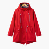 Women’s Hooded Coat with Front Pockets
