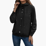 Women’s Hooded Jacket with Snap Buttons