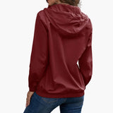 Women’s Hooded Jacket with Snap Buttons