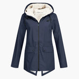 Women’s Hooded Jacket with Zipper Closure