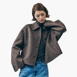 Women’s Jacket with Button Closure