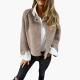 Women’s Jacket with Round Neckline