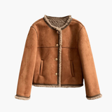 Women’s Jacket with Sherpa-Style Trim