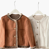 Women’s Jacket with Sherpa-Style Trim