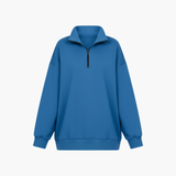 Women’s Knitted Sweater with Half Zip