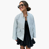 Women’s Layering Bomber Jacket with Side Pockets