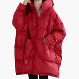 Women’s Padded Jacket with Hood and Front Pockets