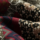 Women’s Patchwork Overcoat with Soft Lining and Hood