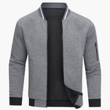 Women’s Plain Woven Bomber Jacket with Long Sleeves